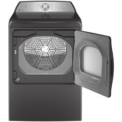 GE Profile 7.4 Elec Dryer, Diamond Grey PTD60EBPRDG Image